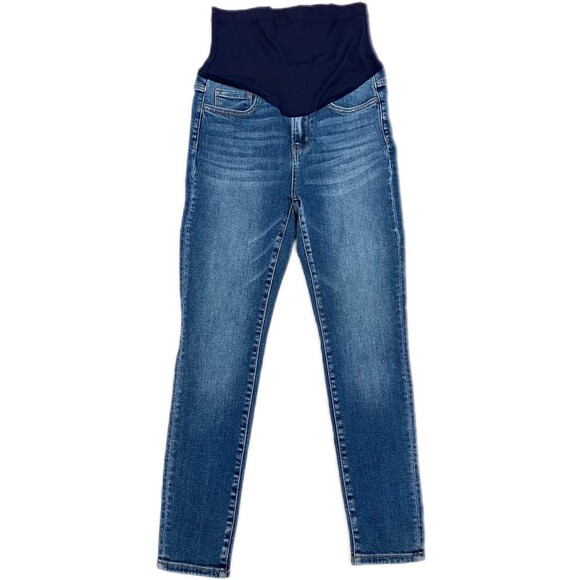 Pinkblush Medium Wash Stretch Skinny Maternity Jeans size 25 Blue - Picture 1 of 11
